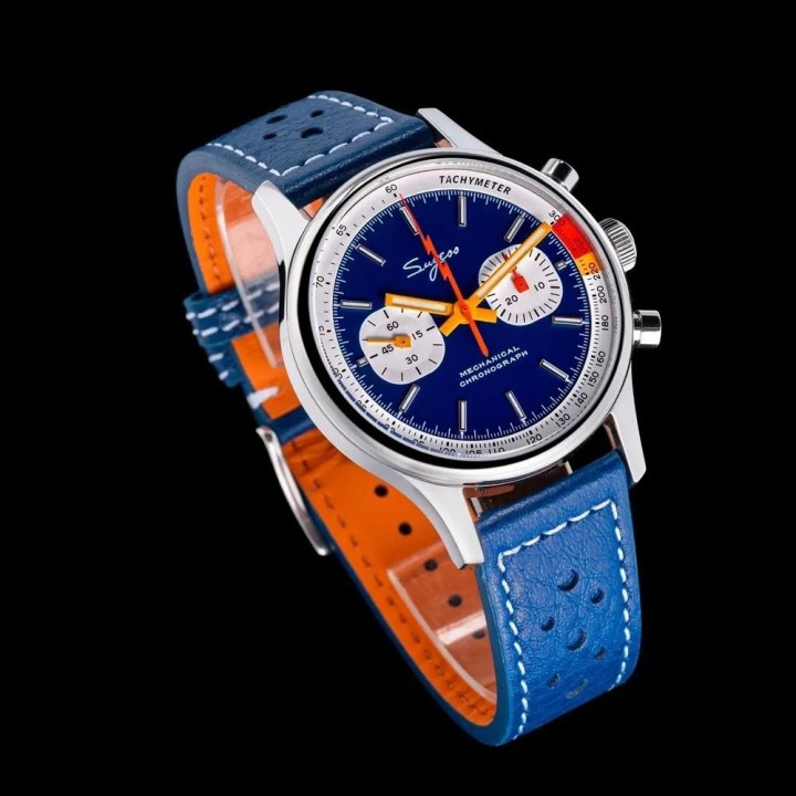 Sugess Mechanical Chrono 387F Dark Blue