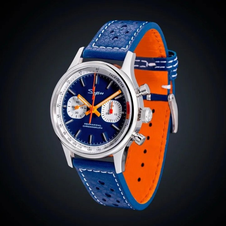 Sugess Mechanical Chrono 387F Dark Blue