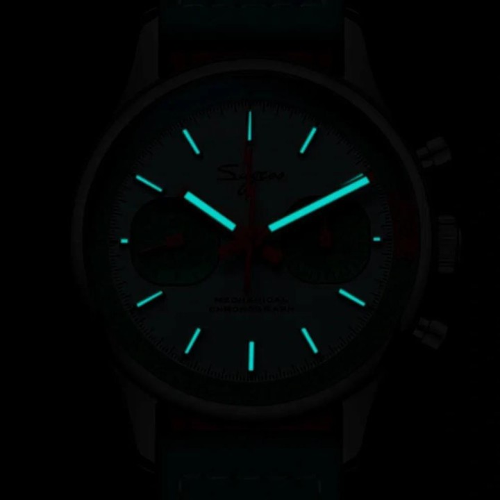 Sugess Mechanical Chrono 387F Dark Blue
