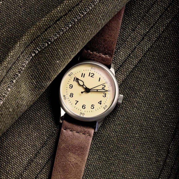 Service Watch - White Leather 42mm