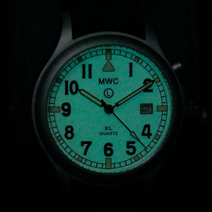G10EL Black PVD Beige Dial General Service Watch with Electroluminescent (EL)