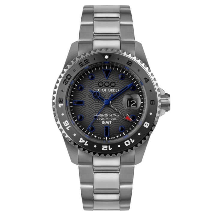 GMT TOKYO SHIBUYA  - ULTRA BRUSHED SWISS MADE (BRACCIALE LEGGERMENTE GRAFFIATO)
