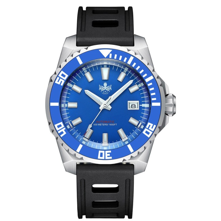 LEVIATHAN PY032B 500M Automatic Diver Watch Blue