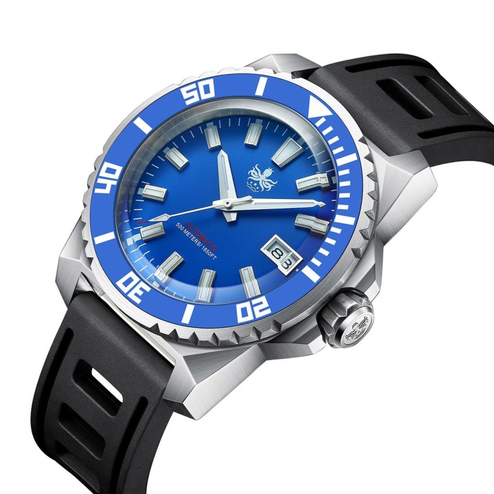 LEVIATHAN PY032B 500M Automatic Diver Watch Blue