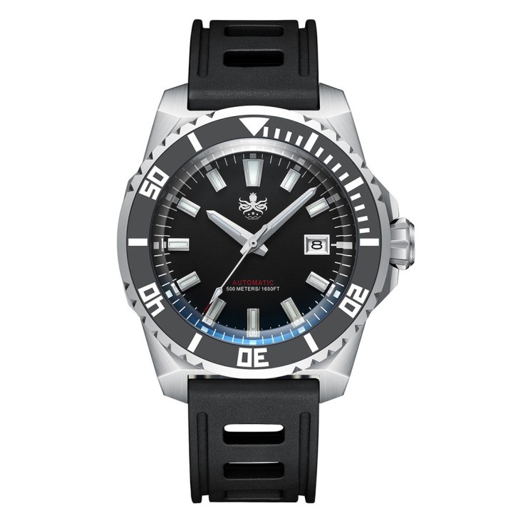 LEVIATHAN PY032C 500M Automatic Diver Watch Black