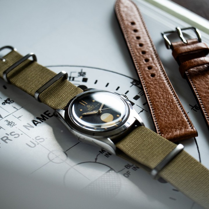 Lupas – Mil-spec MKI / Limited 50pcs / Aged Edition / Nato Strap + Leather Strap Set