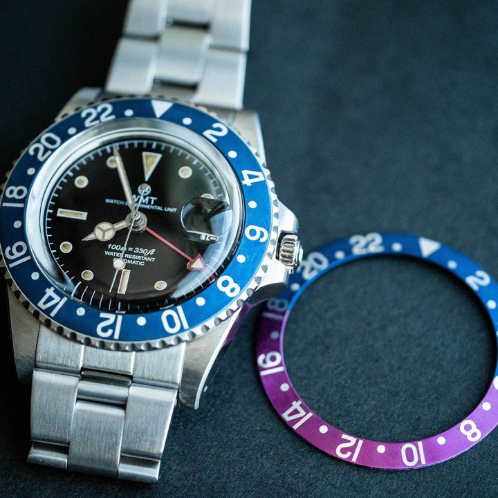 Sanford MKII – Interchangeable Bezel / Fuchsia & Blueberry Bezel / Limited Edition 50pc