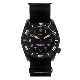 MWC "Depthmaster" 100atm / 3,280ft / 1000m Water Resistant Military Divers Watch in PVD Titanium Case