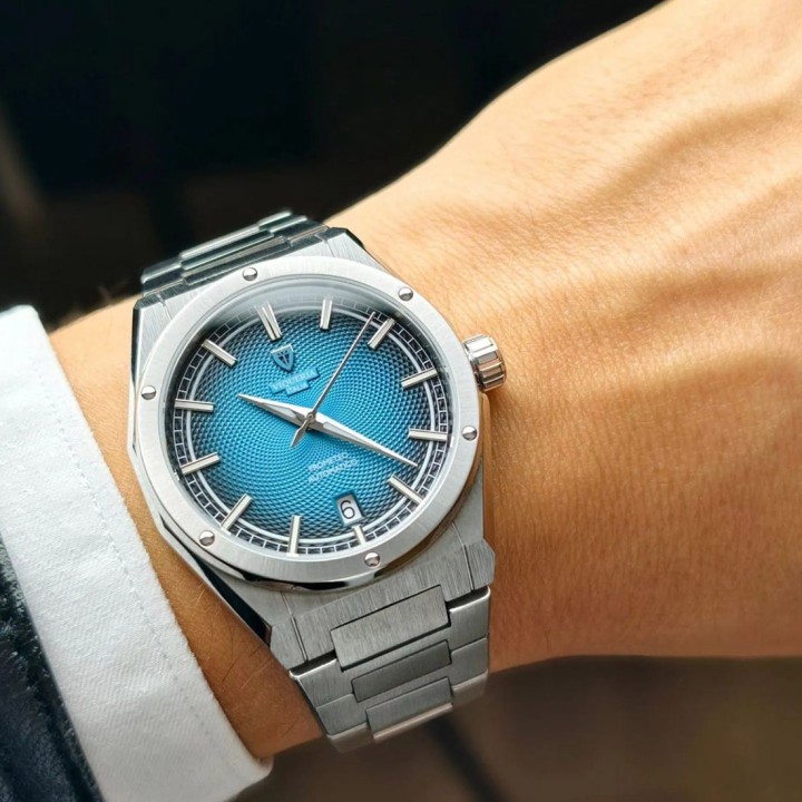 Prometeo Guilloché Blu