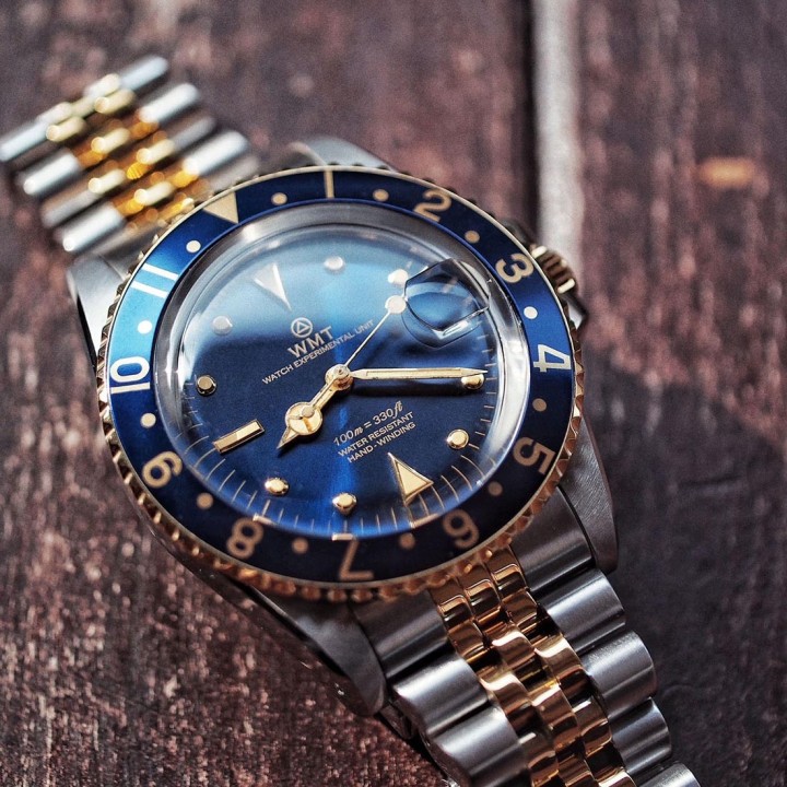 Sanford – 2 Tone / Blue bezel Aged Edition