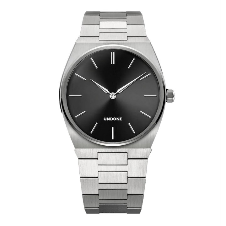 Slim Silver 4.9mm Black