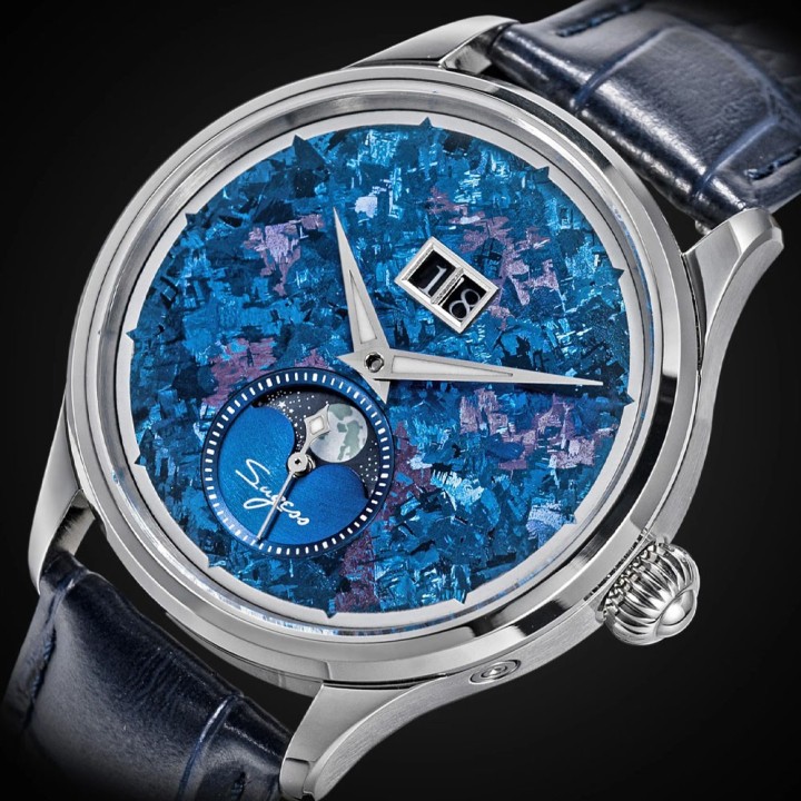 Seestern S401 MoonPhase Master Automatic Blue