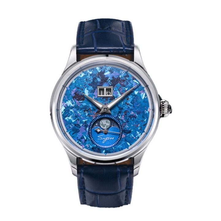 Seestern S401 MoonPhase Master Automatic Blue