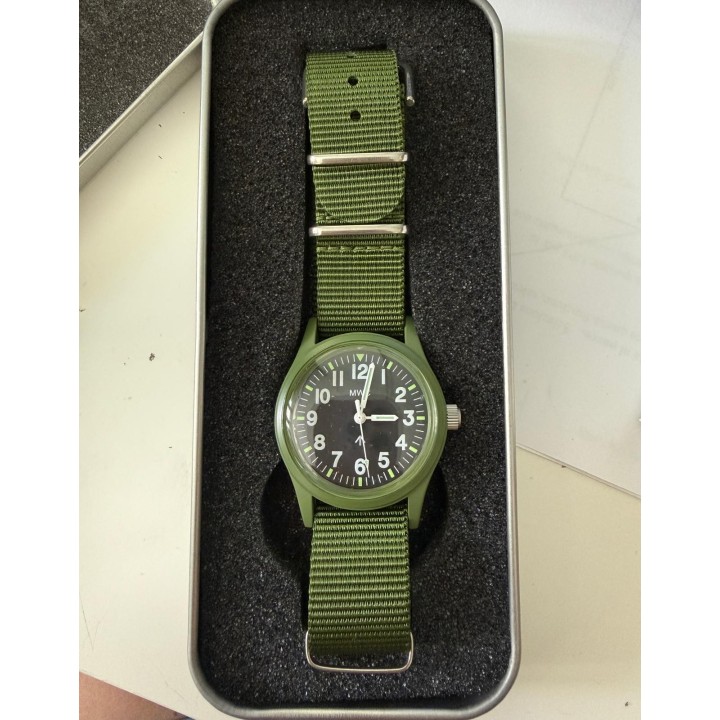 Classic 1960s/70s Pattern Olive Drab European Watch