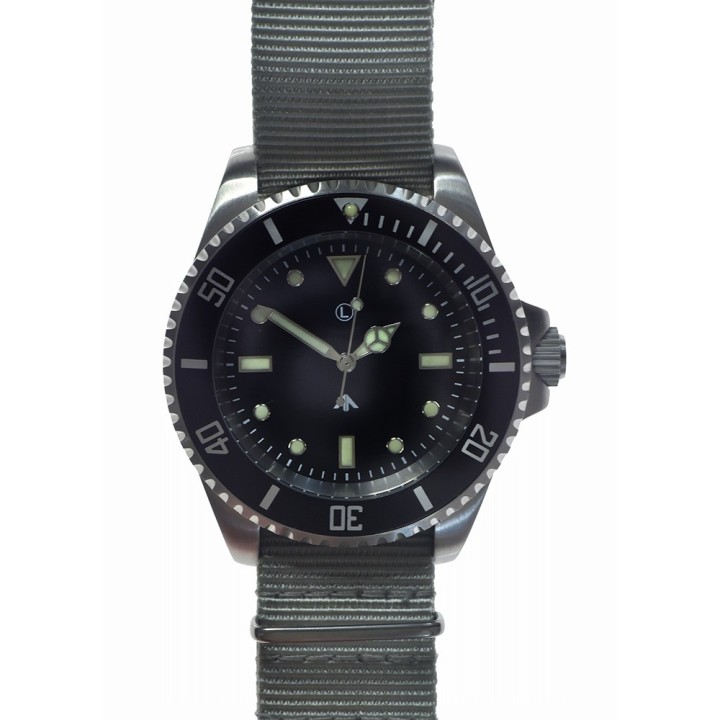 Hybrid 300m/1000ft Stainless Steel Military Divers Watch (Sterile)