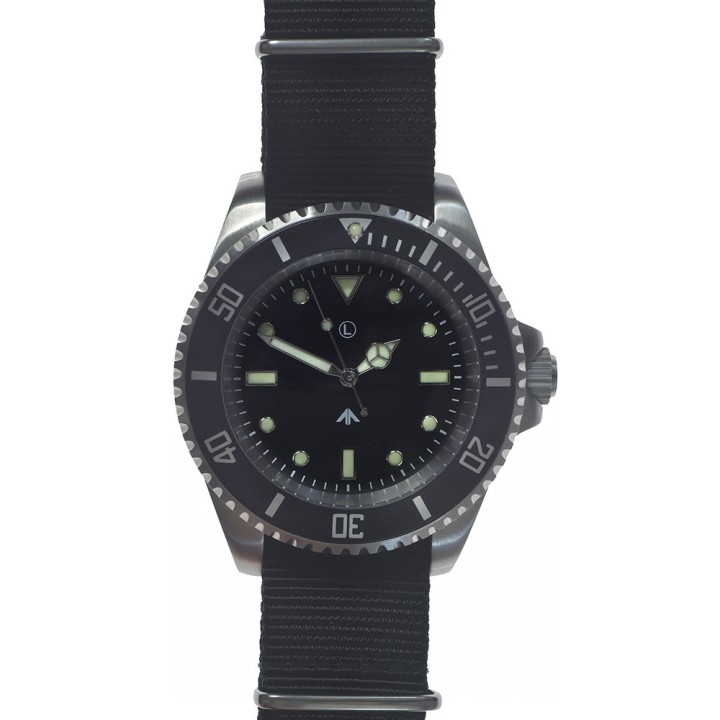 Hybrid 300m/1000ft Stainless Steel Military Divers Watch (Sterile)