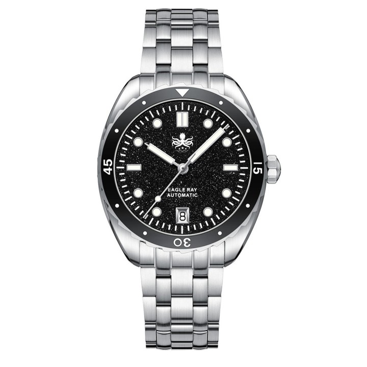 EAGLE RAY 200M Automatic PY065CD Black Aventurine Date