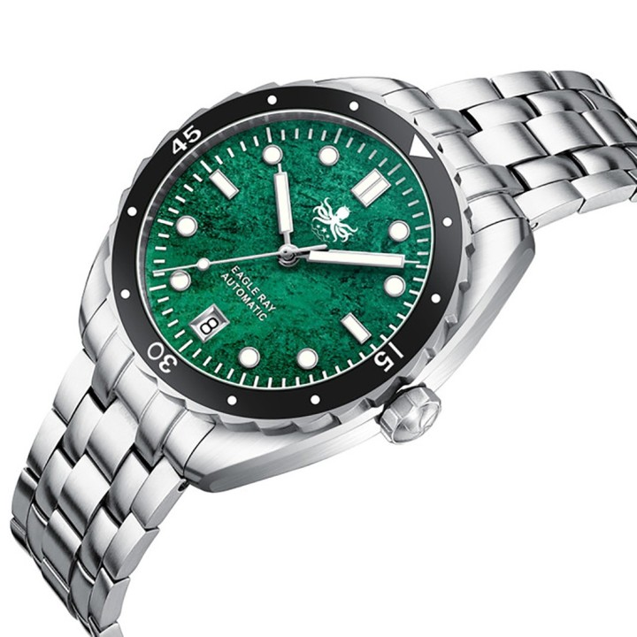 EAGLE RAY 200M Automatic PY065AD Green Jade Date