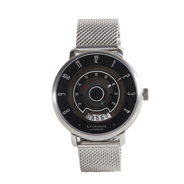 Lecronos Silver - Black Mesh