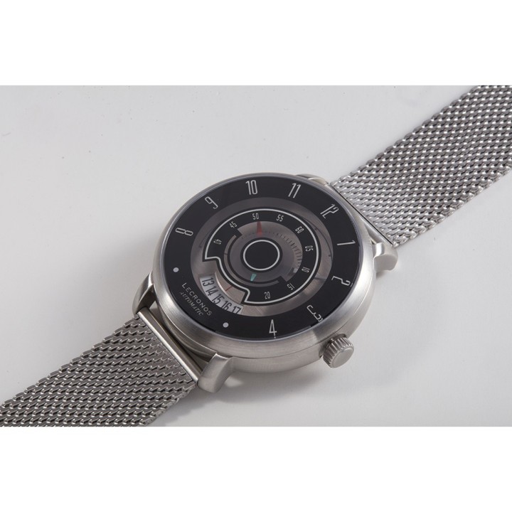 Lecronos Silver - Black Mesh