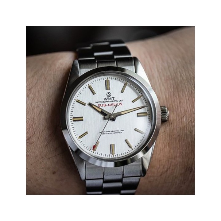 SUB-MILIUS MK II – Silver Dial Aged Edition / Limited 50 PC