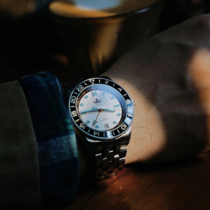 WAVE MASTER GMT 200M SILVER