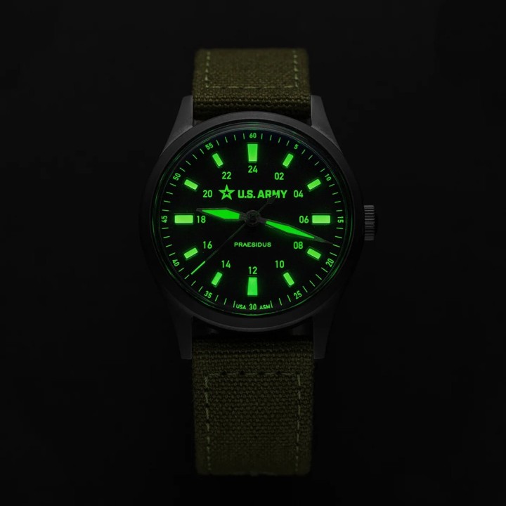FIELD U.S. Army Steel White Quartz Green Canvas