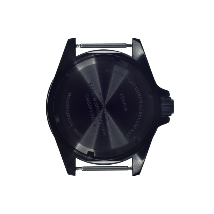 24 Jewel 300m Auto Submariner in Black PVD Steel