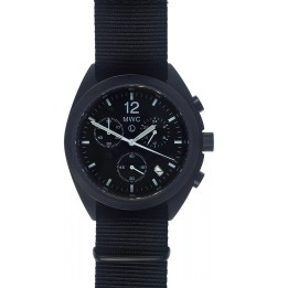 Hybrid Mechanical Quartz Black Pilot Chronograph