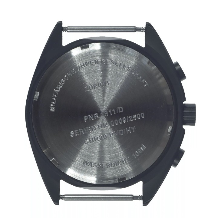 Hybrid Mechanical Quartz Black Pilot Chronograph