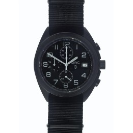 Hybrid Mechanical Quartz Black Pilot II Chronograph