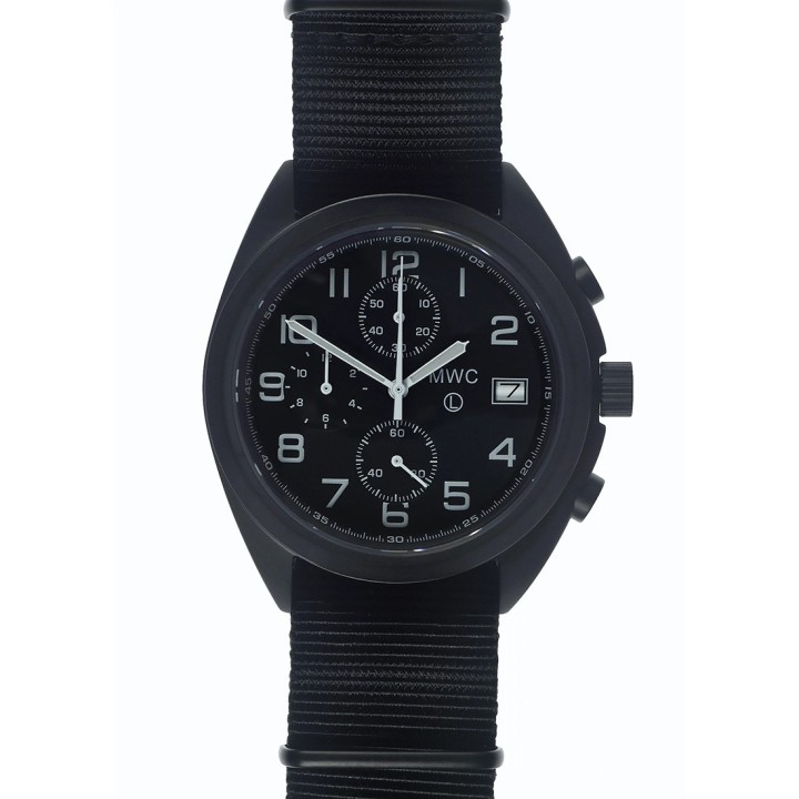 Hybrid Mechanical Quartz Black Pilot II Chronograph