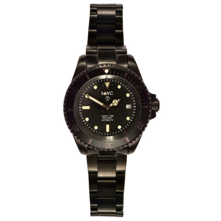 24 Jewel 300m Auto Submariner on PVD Bracelet (Branded)