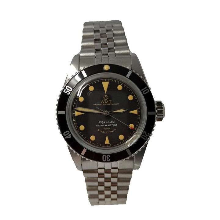 Sea Diver Black Bracelet Jubilee