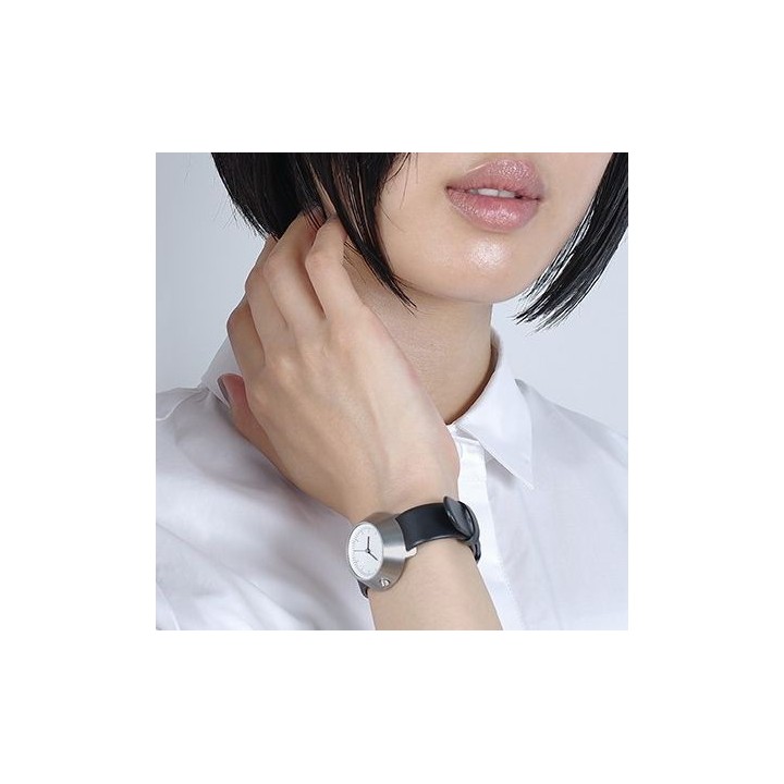 Fuji Lady White Black Leather