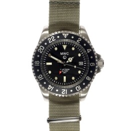 Swiss Quartz GMT 300m Stainless Steel Submariner