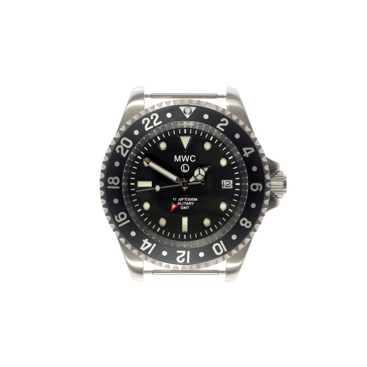 Swiss Quartz GMT 300m Stainless Steel Submariner