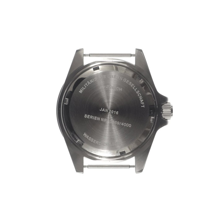 GMT Dual Timezone Military Watch in Steel (Bracelet)