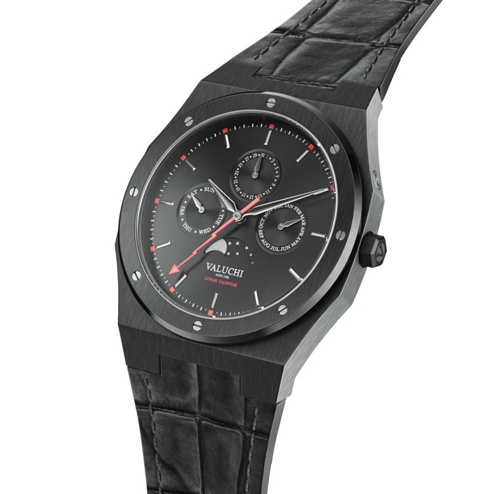 Lunar Calendar - Black Leather