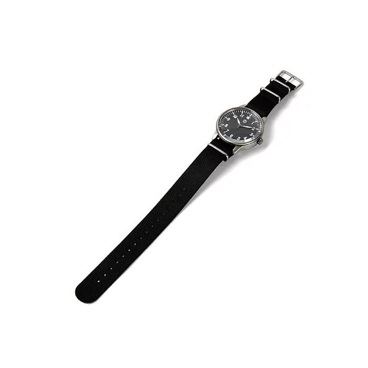 Classic Retro 44mm XL Design Military Watch with 12 Hour Dial Format