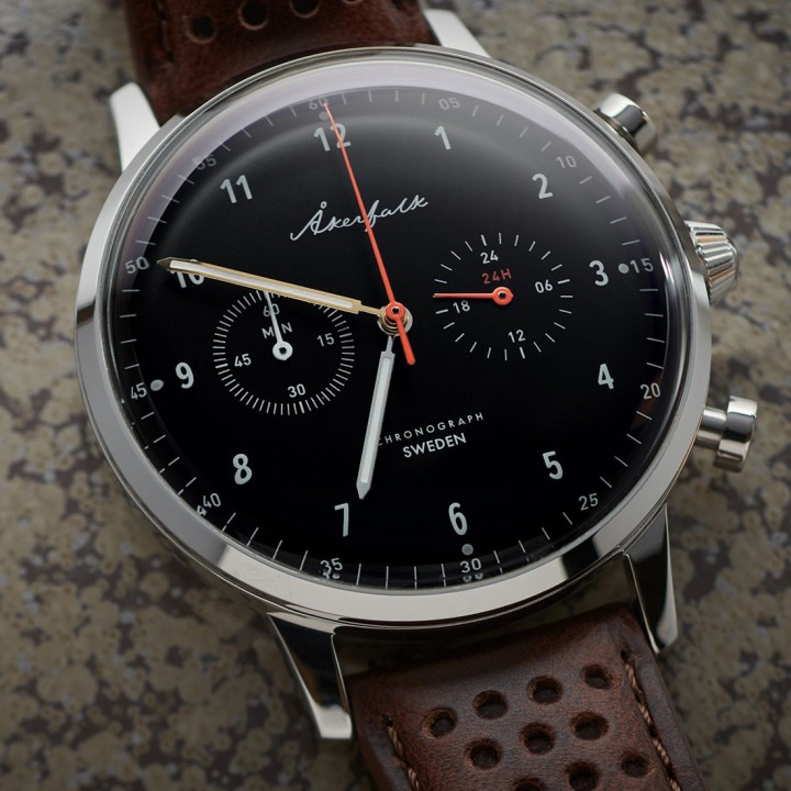 Chronograph | 12h/24h Black Black