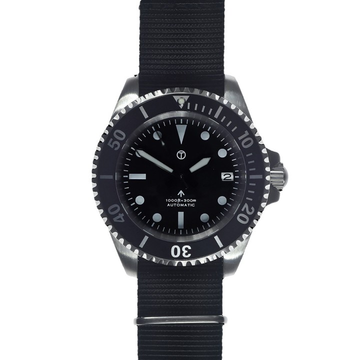 24 Jewel Gray Sterile 1982 Pattern 300m Automatic