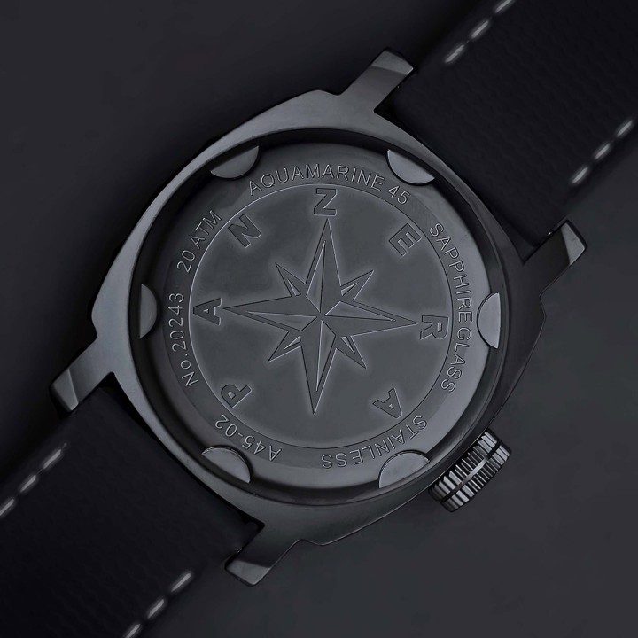 Aquamarine 45 - Pacific Black R11