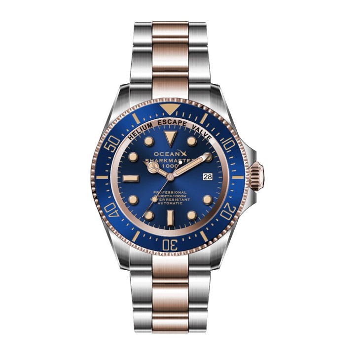 SHARKMASTER 1000 Rosegold Blue