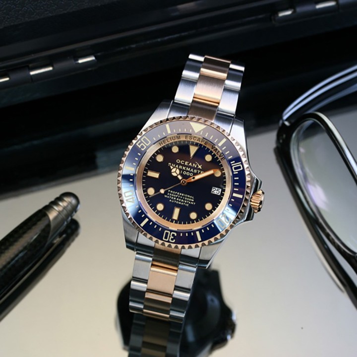 SHARKMASTER 1000 Rosegold Blue