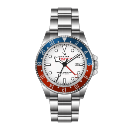 SHARKMASTER GMT PILOT WHITE II