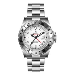 SHARKMASTER GMT STEEL WHITE