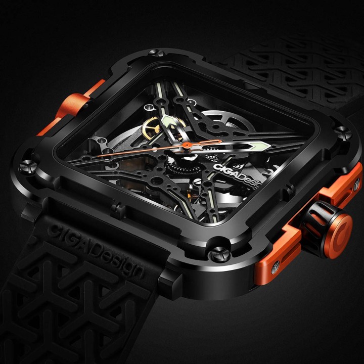 X Series Automatic Black Orange