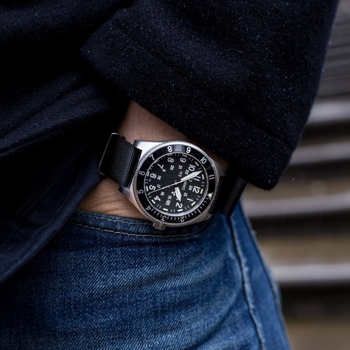 300m Steel Automatic Tritium GTLS Navigator Watch