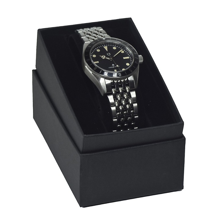 copy of Classic 1960s Pattern Sterile Hybrid Bracelet Dual Time Zone Divers